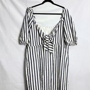 CURVY GIRL.. striped dress..🎉